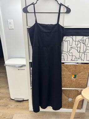 Urban Outfitters Classic Black Slip Dress with Spaghetti Straps